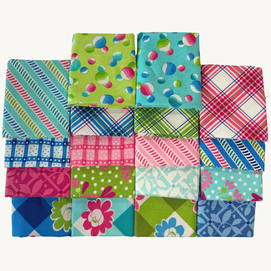 Picnic Pop Fat Quarter Bundle - Set of 18 - Prismatic Fiber Arts