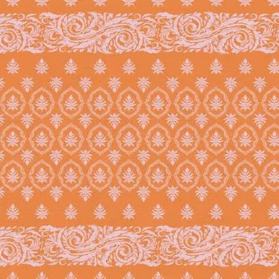 Pieces Of India Chunri Orange 43"/44" Fabric Per Yard - Prismatic Fiber Arts