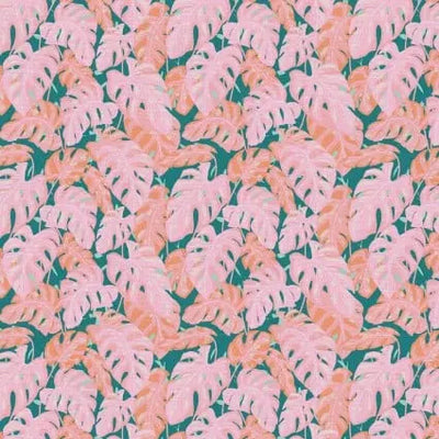 Pieces Of India Monstera Canopy 43"/44" Fabric Per Yard - Prismatic Fiber Arts