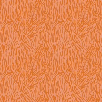 Pieces Of India Tiger Stripes Orange 43"/44" Fabric Per Yard - Prismatic Fiber Arts