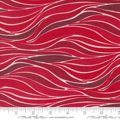 Pine Valley Berry Sleigh Ride Stripes Red 44"/45" Fabric Per Yard - Prismatic Fiber Arts