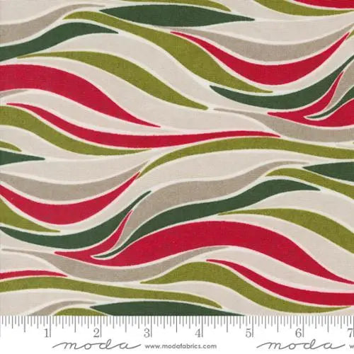 Pine Valley Snow Sleigh Ride Stripes Multi 44"/45" Fabric Per Yard - Prismatic Fiber Arts