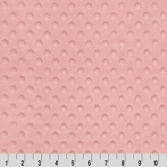 Pink Blush Cuddle Dimple Fabric per yard - Prismatic Fiber Arts