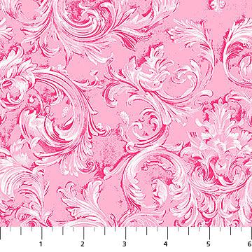 Pink Flourish Good Together Cotton 44"/45" Fabric Per Yard - Prismatic Fiber Arts