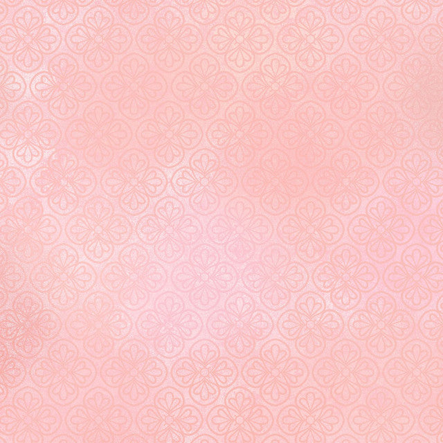 Pink Operetta Flower Tiles Cotton 43"/44" Fabric Per Yard - Prismatic Fiber Arts