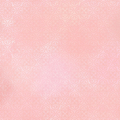 Pink Operetta Flower Tiles Cotton 43"/44" Fabric Per Yard - Prismatic Fiber Arts