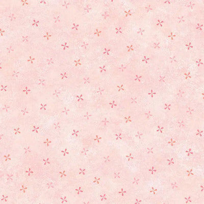 Pink Operetta Pinwheel Petals Cotton 43"/44" Fabric Per Yard - Prismatic Fiber Arts