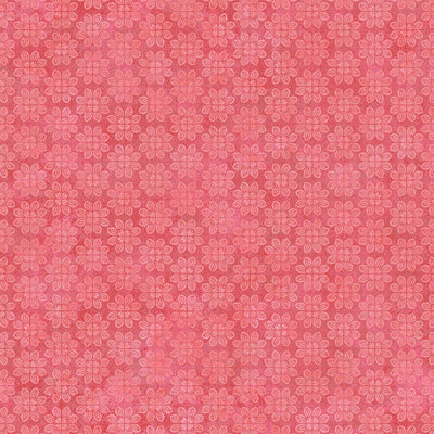 Pink Operetta Tiny Flowers Cotton 43"/44" Fabric Per Yard - Prismatic Fiber Arts
