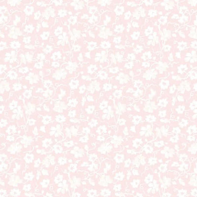 Pink Packed Ditsy La Fleur Flannel Cotton 42"/43" Fabric Per Yard - Prismatic Fiber Arts