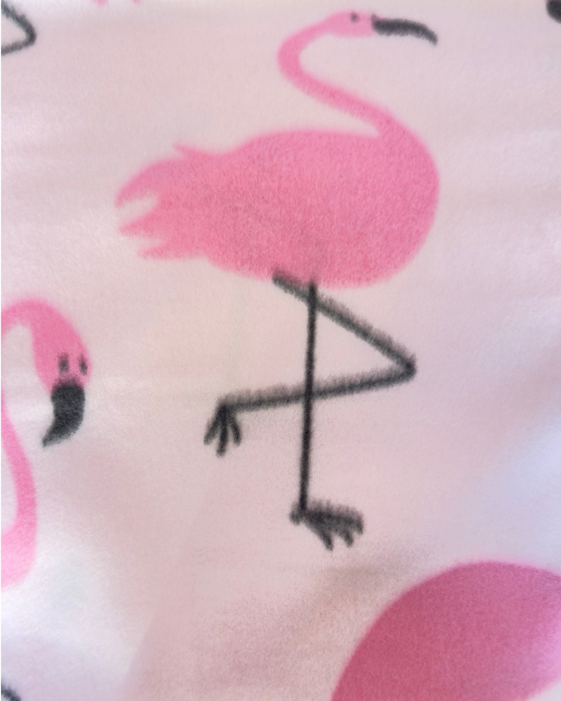 Pink Flamingo Print Anti-Pill Polar Fleece Fabric – 60 Inches Wide | Cozy & Fun | FabricLA - Prismatic Fiber Arts