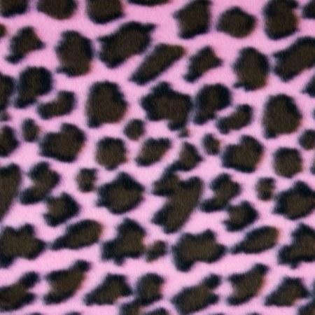 Leopard Print Fleece Fabric