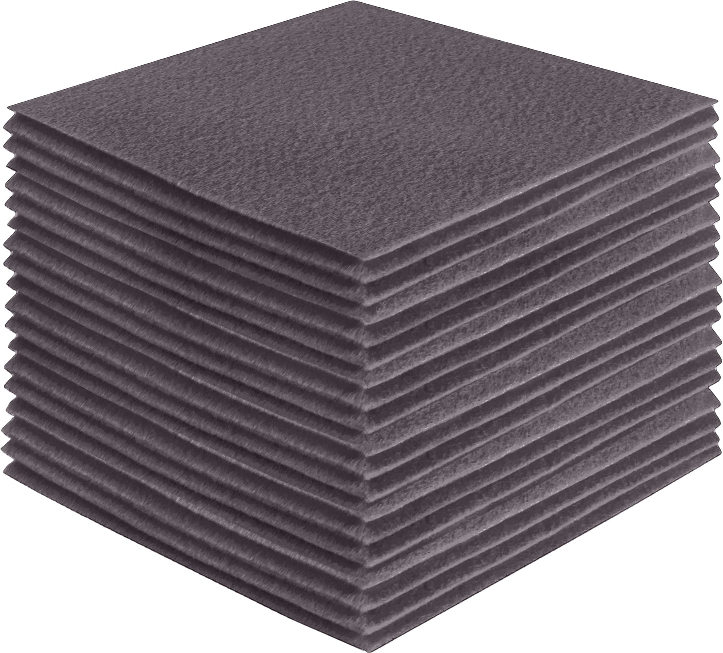 FabricLA Acrylic Felt Craft Sheet Packs – Platinum Gray | Soft 100% Acrylic Felt Sheets for DIY & Crafts - Prismatic Fiber Arts