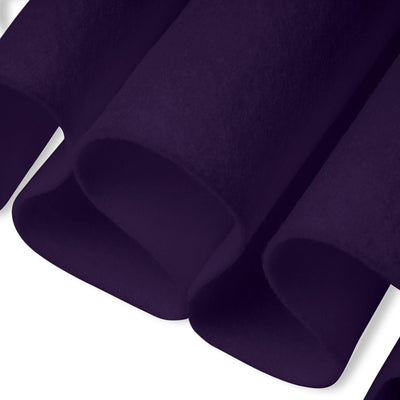 FabricLA Plum Acrylic Felt Fabric - 160gms/sq. Yd - 72" Wide | 1.6mm Thick by the Yard - Perfect for Luxurious Crafts and Rich Decor - Prismatic Fiber Arts