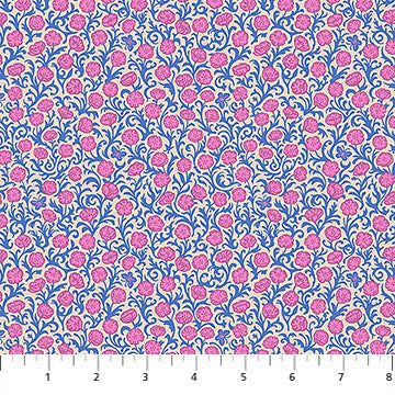 Poppies Prairie Yesterday Cotton 44"/45" Fabric Per Yard - Prismatic Fiber Arts