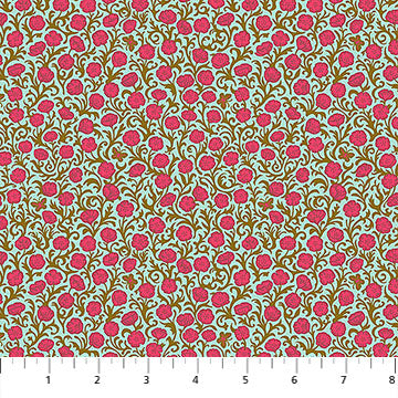 Poppies Sweet Yesterday Cotton 44"/45" Fabric Per Yard - Prismatic Fiber Arts
