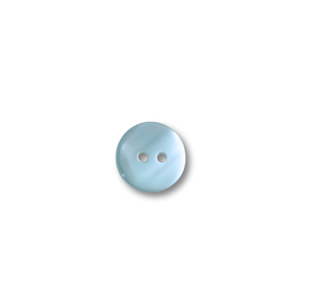 Faux Mother of Pearl Round - 14MM Button - Prismatic Fiber Arts