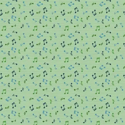 Press Play Tonal Notes 43"/44" Fabric Per Yard - Prismatic Fiber Arts