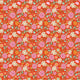 Pretty Pumpkin Poppie Cotton Orange 44"/45" Fabric Per Yard - Prismatic Fiber Arts
