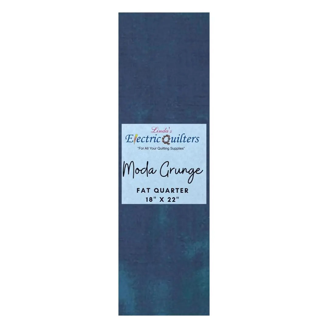 307 Prussian Blue Moda Grunge - Fat Quarter - Prismatic Fiber Arts