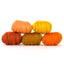 Mixed Merino Wool Variety Pack | Pumpkin Patch (Orange) 250 Grams, 23 Micron - Prismatic Fiber Arts