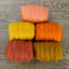 Mixed Merino Wool Variety Pack | Pumpkin Patch (Orange) 250 Grams, 23 Micron - Prismatic Fiber Arts