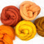 Mixed Merino Wool Variety Pack | Pumpkin Patch (Orange) 250 Grams, 23 Micron - Prismatic Fiber Arts