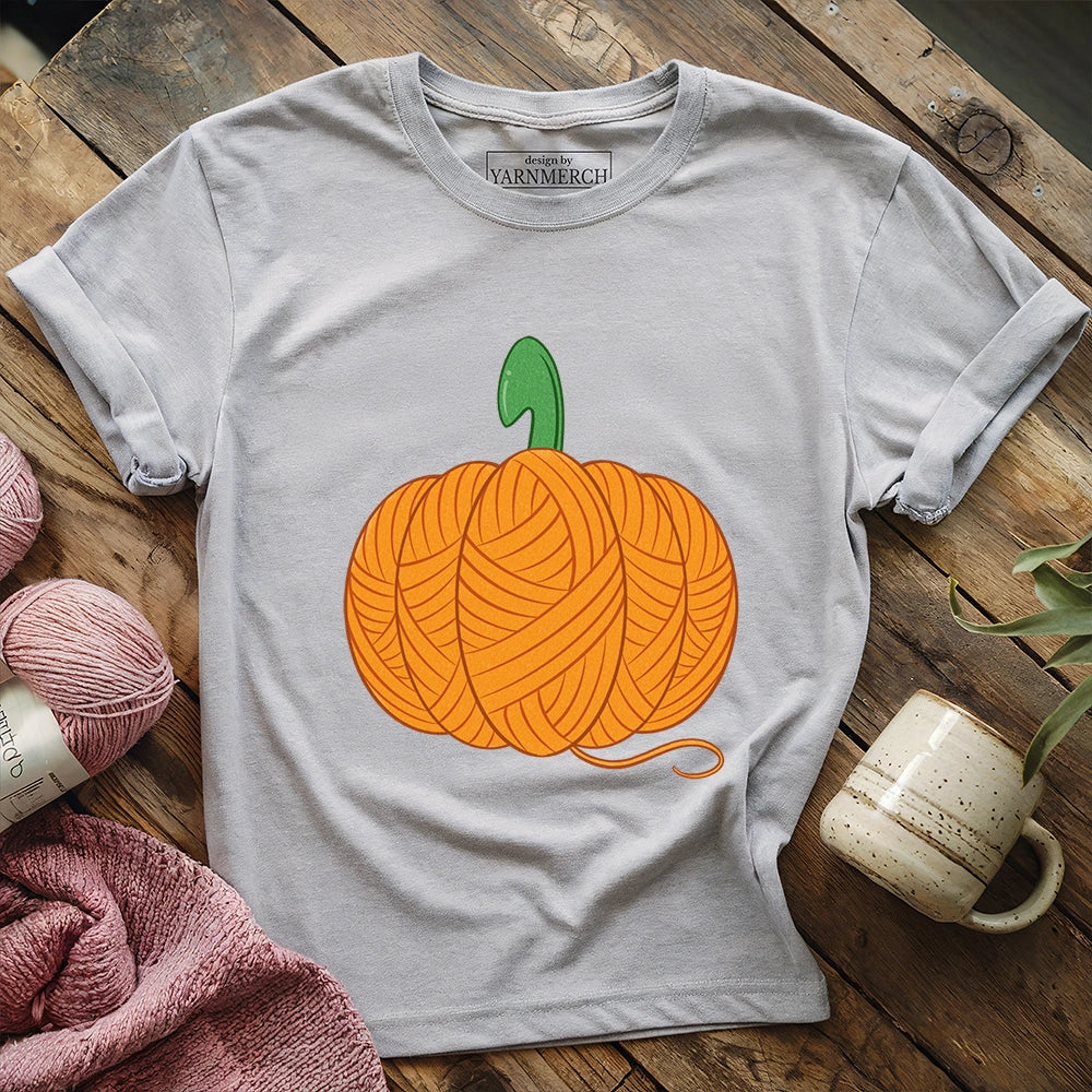 Pumpkin Purl T-shirt - Prismatic Fiber Arts