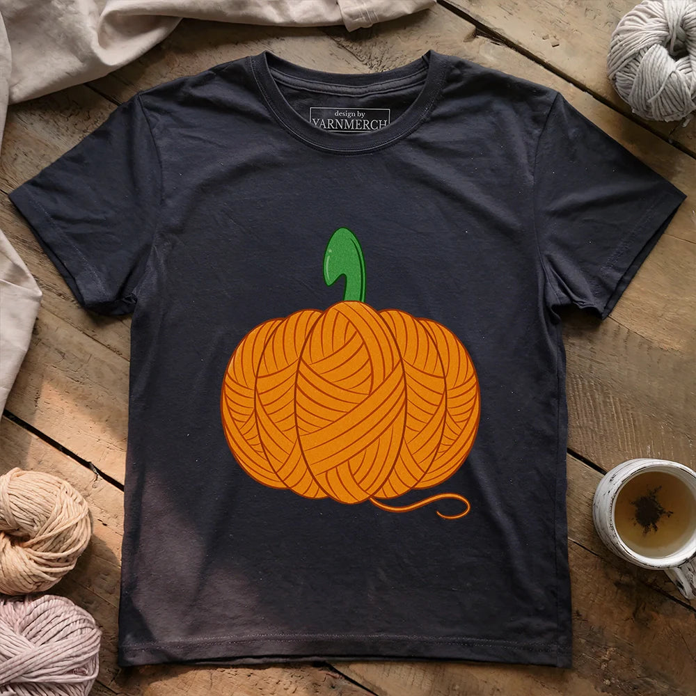 Pumpkin Purl T-shirt - Prismatic Fiber Arts