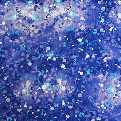 Purple Blue Bravo Basic Cotton Wideback Fabric per yard - Prismatic Fiber Arts