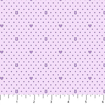 Purple Coral Dot Blender Squishmallows Cotton 44"/45" Fabric Per Yard - Prismatic Fiber Arts