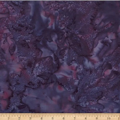 Purple Merlot Watercolor Waves Batik Wideback Fabric per yard - Prismatic Fiber Arts