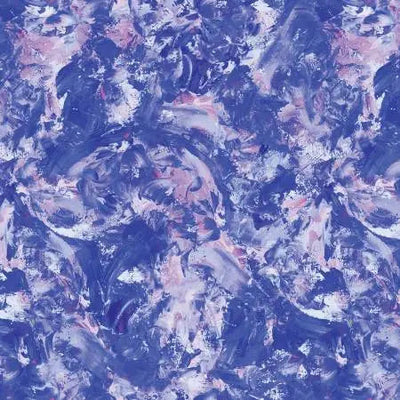 Purple Paint Splash Royal Cotton Wideback Fabric per yard - Prismatic Fiber Arts