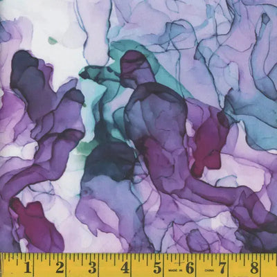 Purple Teal Cotton Wideback Fabric ( 1 3/4 yard pack ) - Prismatic Fiber Arts
