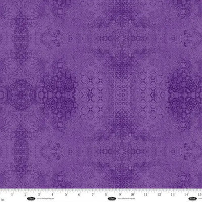 Purple Textured Damask Casabella Cotton Wideback Fabric Per Yard - Prismatic Fiber Arts