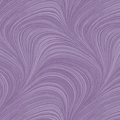 Purple Violet Color Wave Texture Flannel Wideback Fabric per yard - Prismatic Fiber Arts