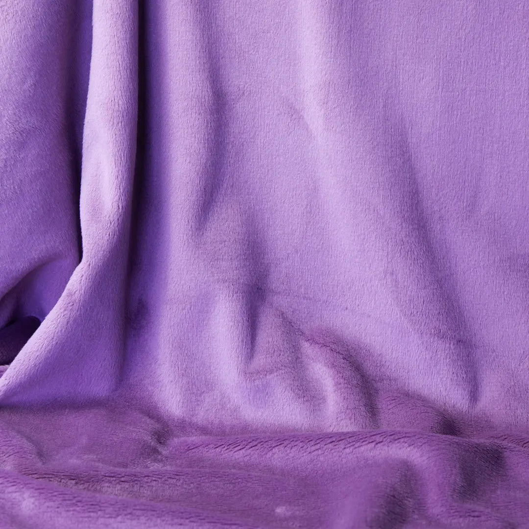 Purple Wineberry Cuddle 3 Extra Wide Solid Fabric per yard - Prismatic Fiber Arts
