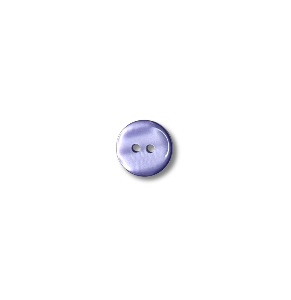 Faux Mother of Pearl Round - 10MM Button - Prismatic Fiber Arts