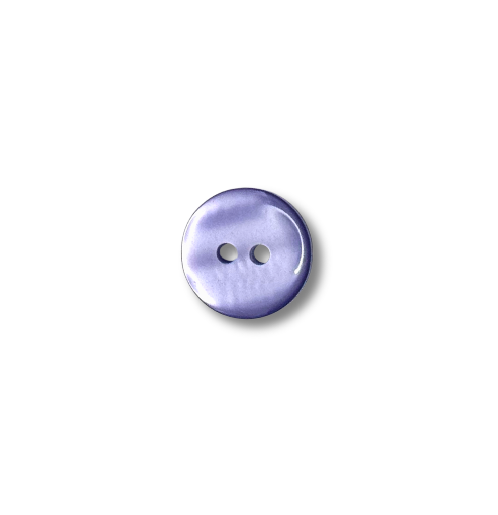Faux Mother of Pearl Round - 14MM Button - Prismatic Fiber Arts