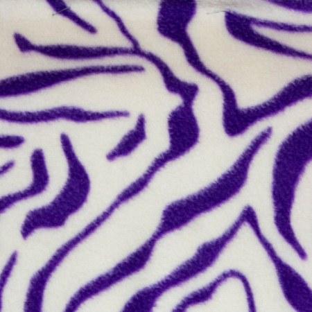 Zebra Print Fleece Fabric - Prismatic Fiber Arts