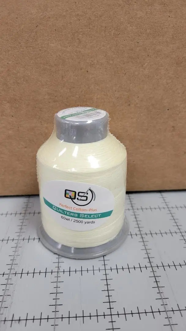 Quilters Select Thread- 2500 YD Cotton Plus 60 weight - SHALE - Prismatic Fiber Arts