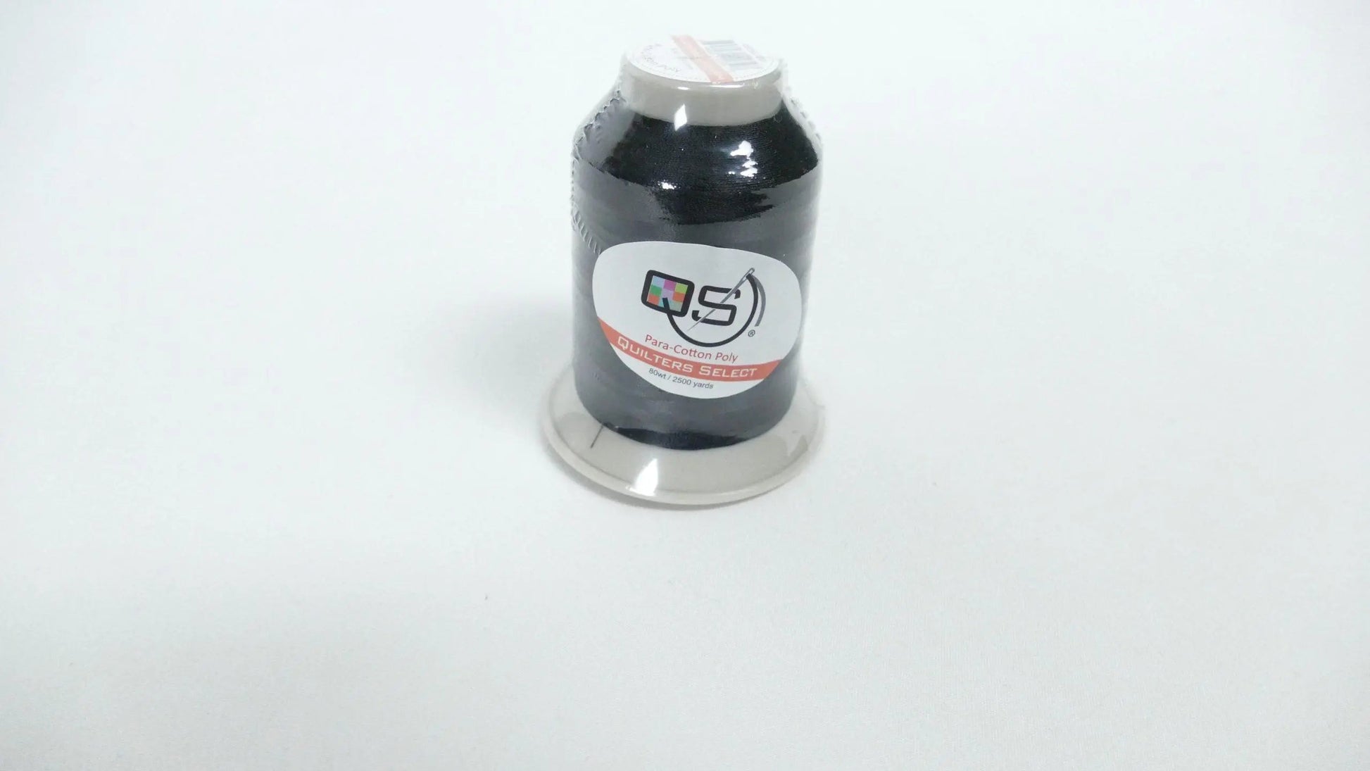 Quilters Select Para-Cotton Poly Thread - 80WT BLACK 2500 YD - Prismatic Fiber Arts