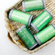 Quilters Select Thread - Tube of 5 colors 400M - LIMON GRASSHOPPER SPRING GRASS CHARTREUSE TURTLE GREEN - Prismatic Fiber Arts
