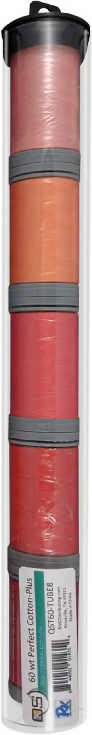 Quilters Select Thread - Tube of 5 colors 400M - SEASHELL SERENITY CORAL HARVEST MOON PARTY PINK - Prismatic Fiber Arts