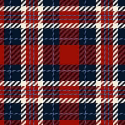 Navy Primo Plaids: Americana Cotton Flannel 44"/45" Fabric Per Yard - Prismatic Fiber Arts