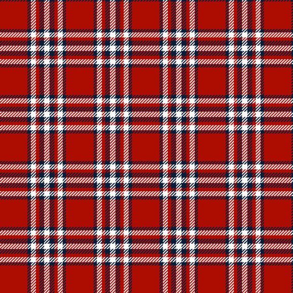 Red Primo Plaids: Americana Cotton Flannel 44"/45" Fabric Per Yard - Prismatic Fiber Arts