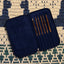 Crochet Hook Set | Rosewood | Sizes E, F, G, 7, H, I | w/custom case - Prismatic Fiber Arts