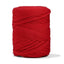 Recycled T-Shirt Fabric Yarn - Red Color - Prismatic Fiber Arts
