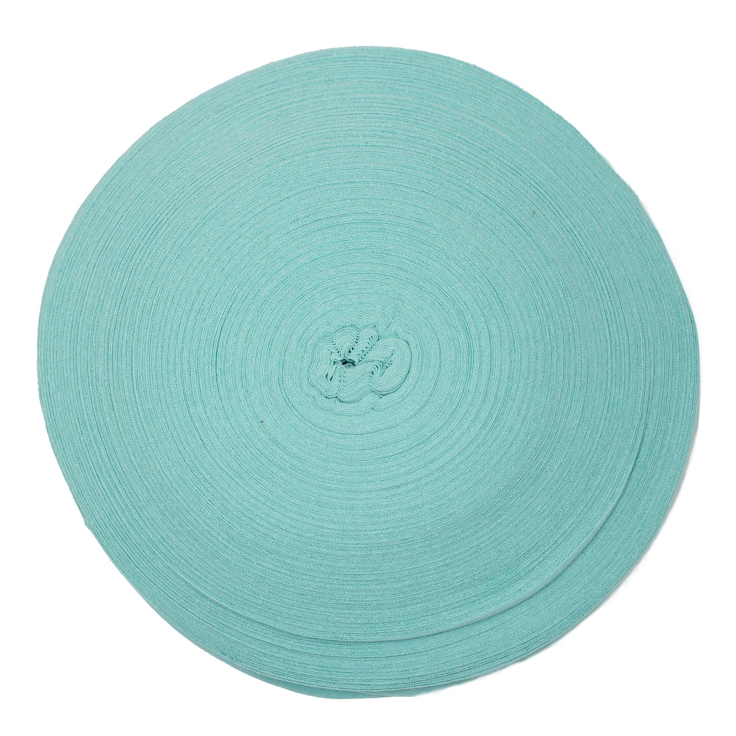 Ribbon Cotton T-Shirt Yarn Aqua Blue Color - Prismatic Fiber Arts