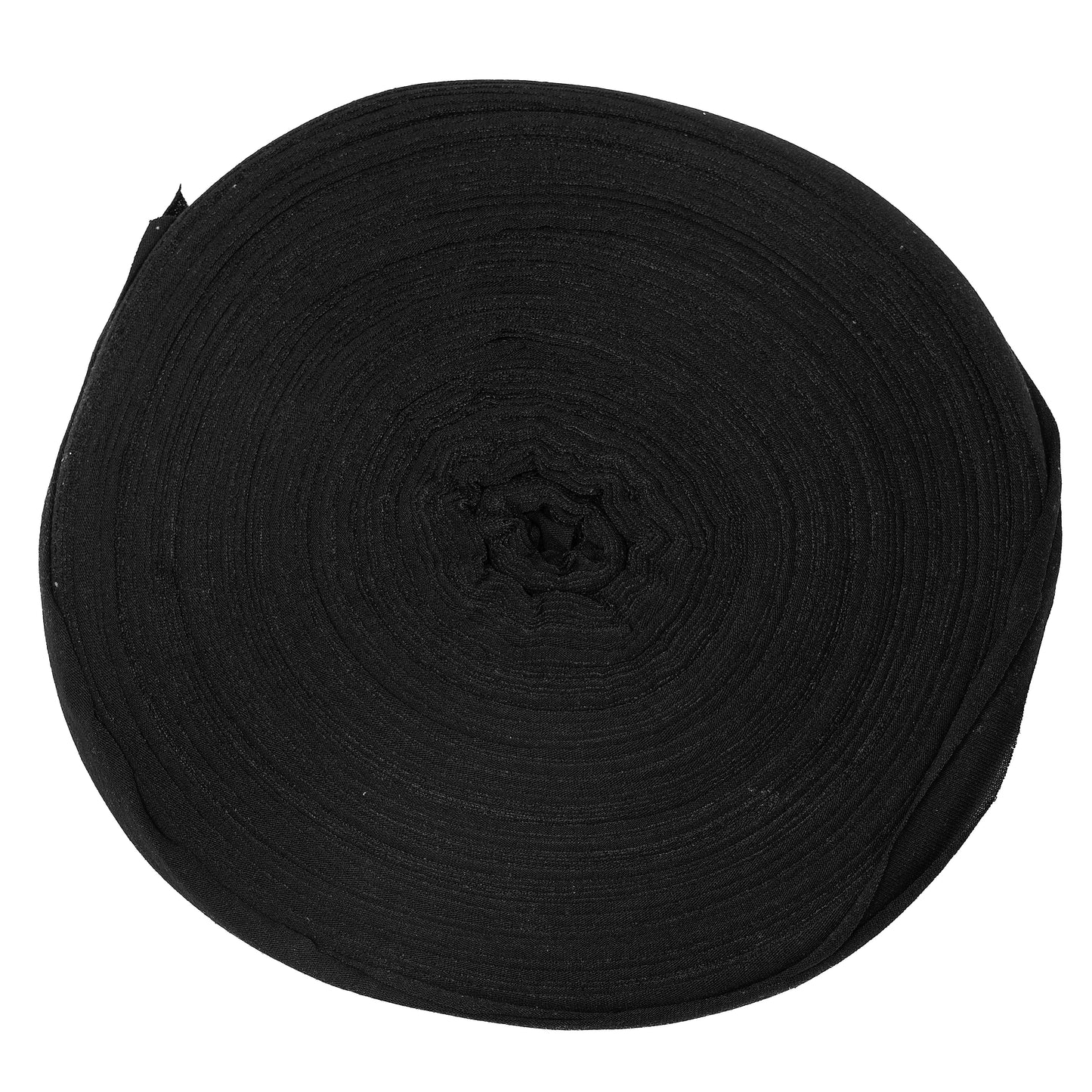 Ribbon Cotton T-Shirt Yarn Black Color - Prismatic Fiber Arts