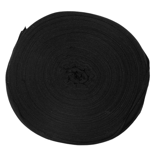 Ribbon Cotton T-Shirt Yarn Black Color - Prismatic Fiber Arts